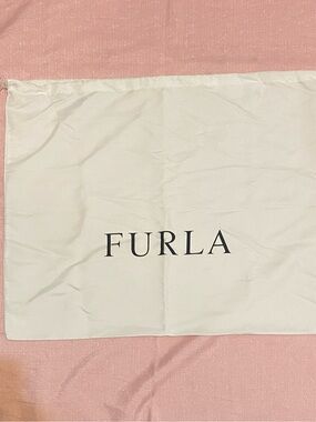 Furla White Fabric Dust Bag 19" x 23".